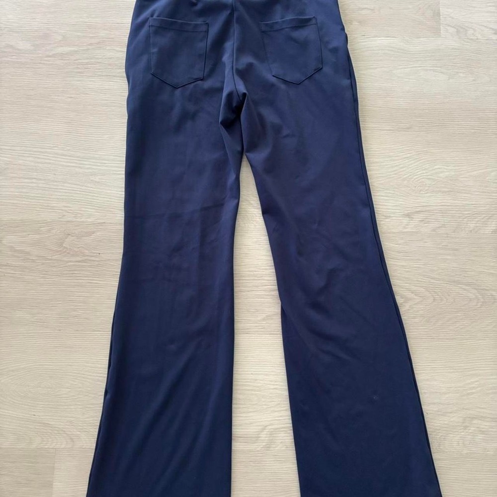 IUGA Flare Leggings Women's Small Navy Blue Yoga Pants High Waist Pockets